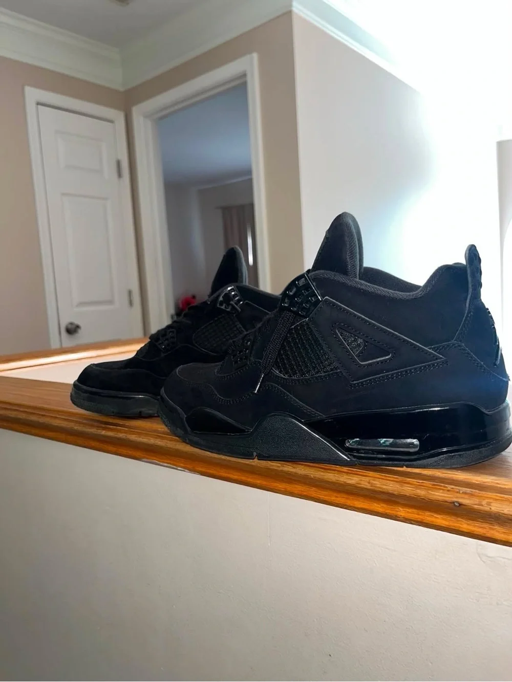 Jordan Black Suede High-Top Sneakers